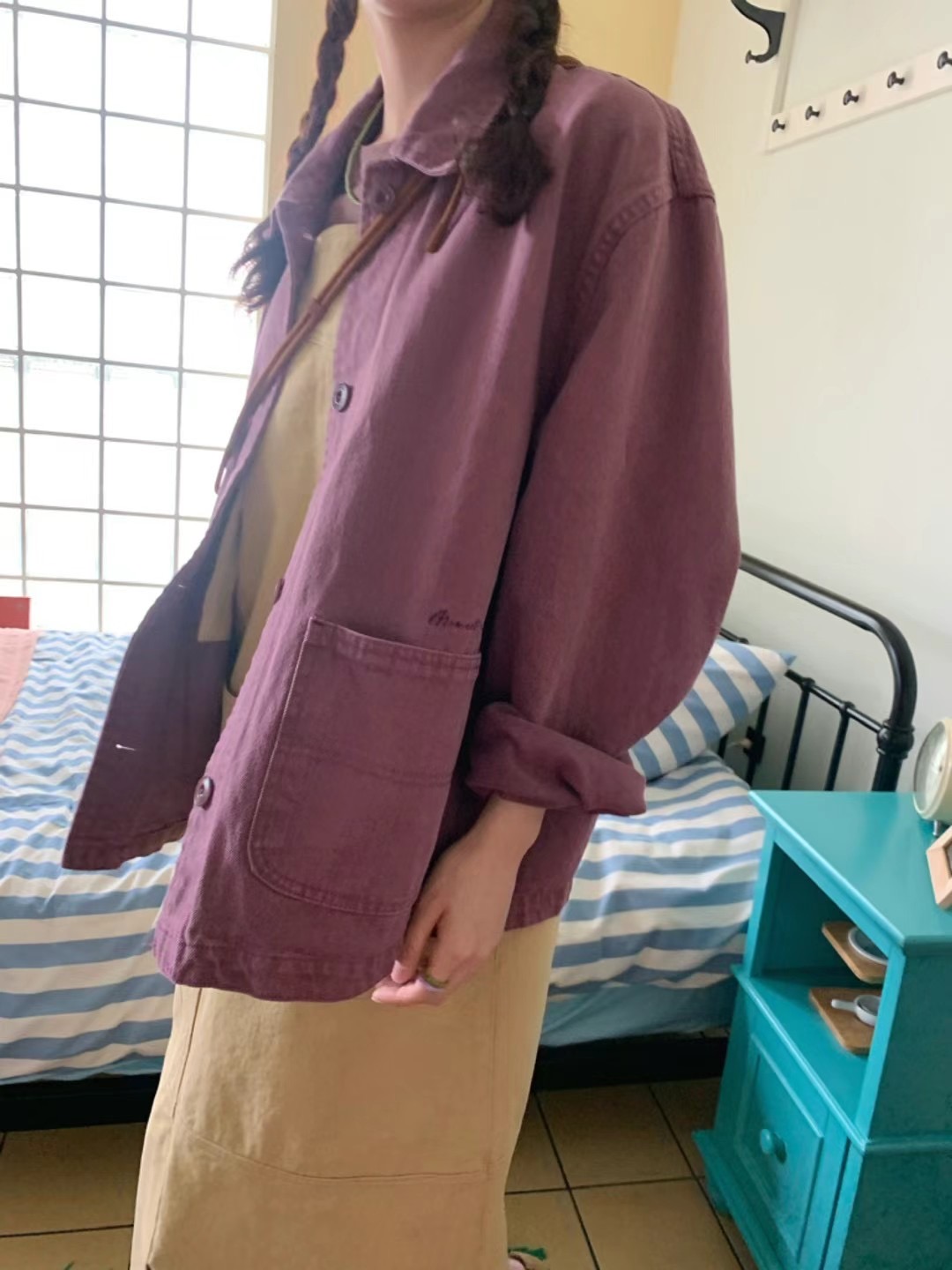 STANDING直郵韓國代購女裝新款24秋冬推薦熱賣時尚真品夾克STANDING夾克