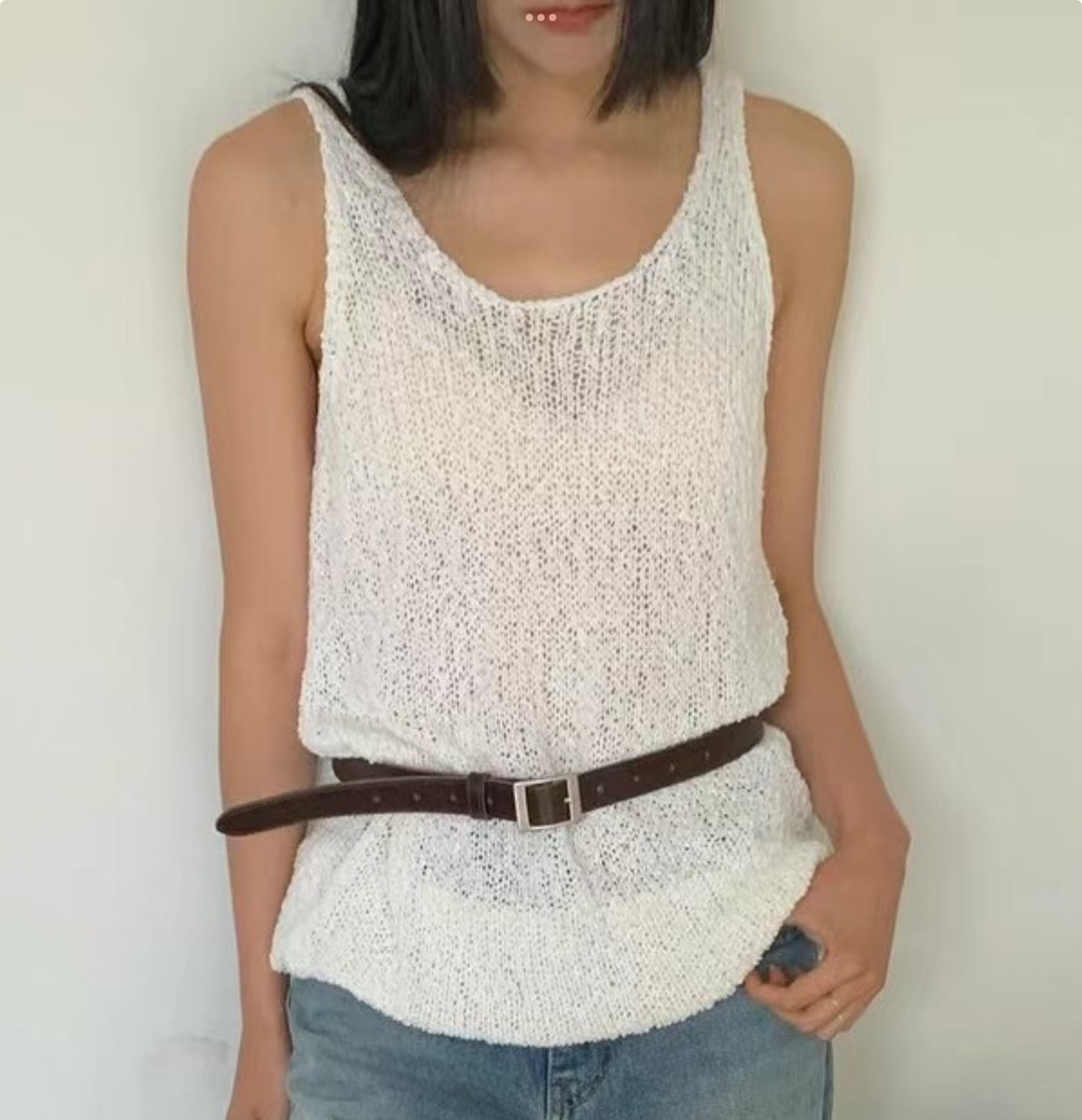 HANDER韓國直郵東大門代購女裝新款休閑時尚職業人氣吊帶背心HANDER吊帶/背心