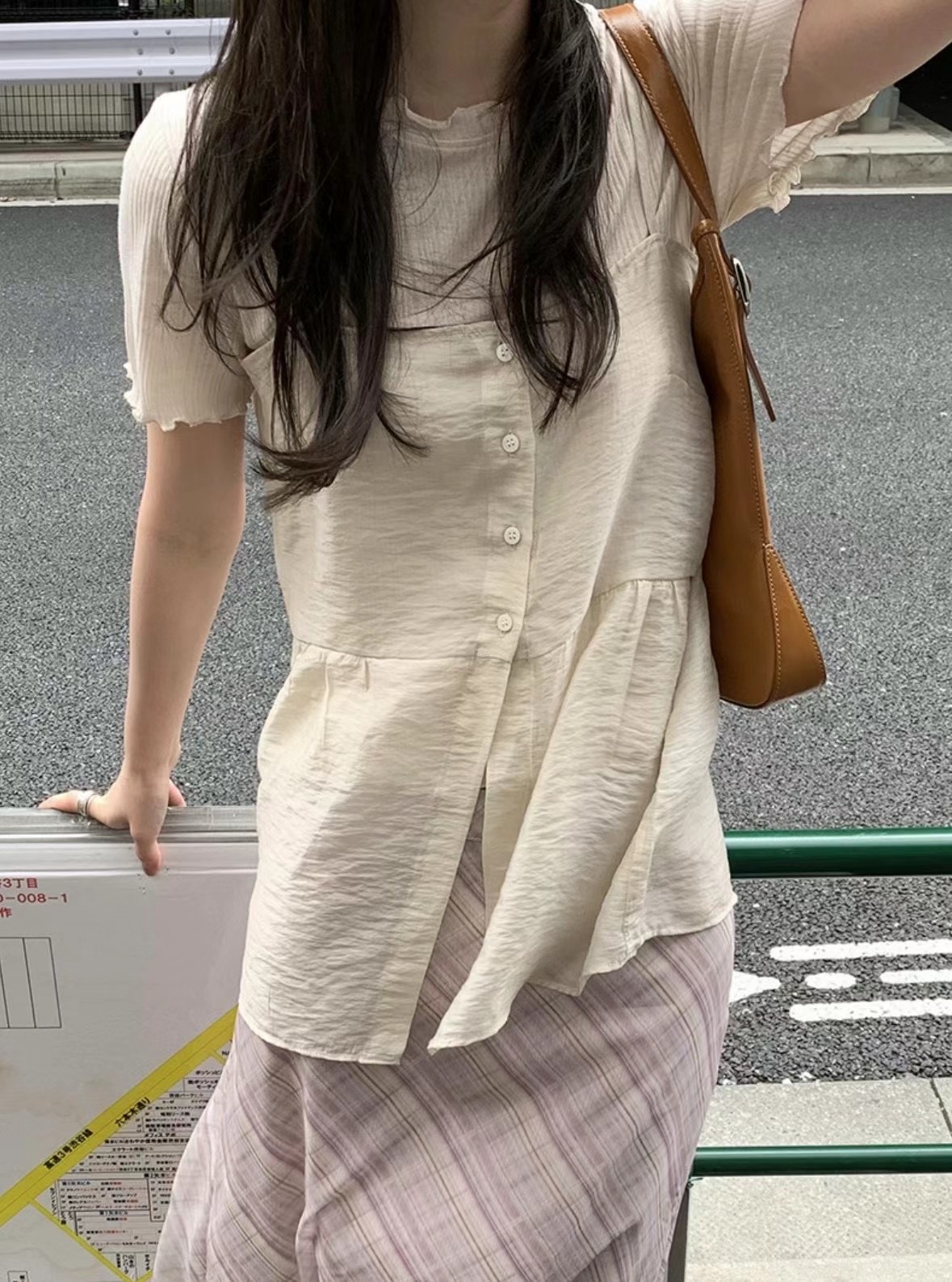 HANDER直郵韓國代購女裝新品真品人氣推薦時尚休閑吊帶背心HANDER吊帶/背心