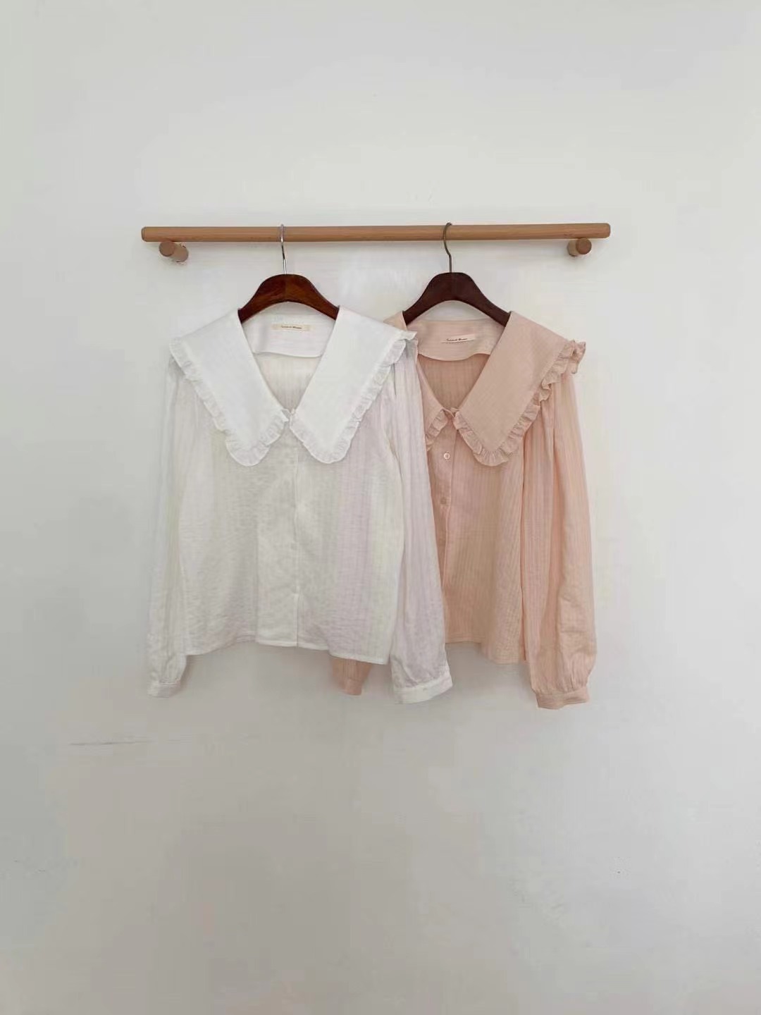 SECOND DRESS韓國直郵東大門實拍女裝新款24秋冬襯衫蕾絲衫SECOND DRESS襯衫/蕾絲衫圖色2左二色