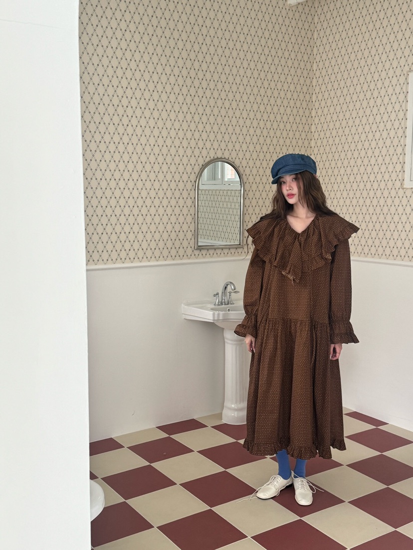 MAISON DE GLORY韓國直郵東大門實拍女裝新品人氣休閑連衣裙MAISON DE GLORY連衣裙