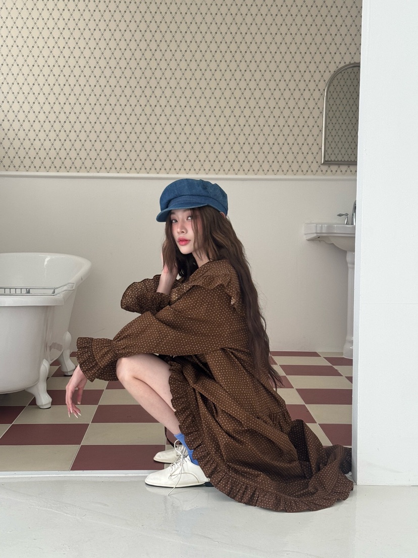 MAISON DE GLORY韓國直郵東大門實拍女裝新品人氣休閑連衣裙MAISON DE GLORY連衣裙