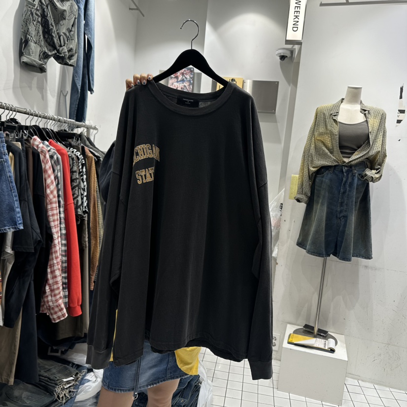 THE WEEKND直郵韓國代購女裝新品推薦職業人氣熱賣24秋冬衛衣THE WEEKND衛衣圖色4
