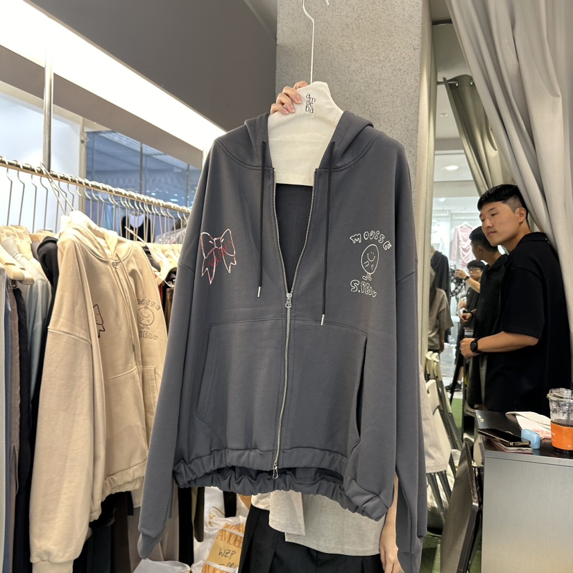 AMOEBA韓國直郵女裝新品人氣時尚推薦24秋冬熱賣真品衛衣AMOEBA衛衣圖色3