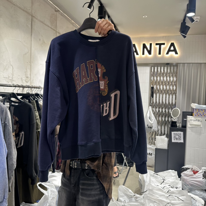 VANTA直郵韓國代購女裝新品24秋冬休閑熱賣時尚真品人氣衛衣VANTA衛衣