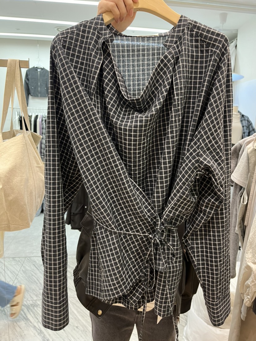 BLEECKER韓國直郵東大門代購女裝新品熱賣時尚休閑襯衫蕾絲衫BLEECKER襯衫/蕾絲衫