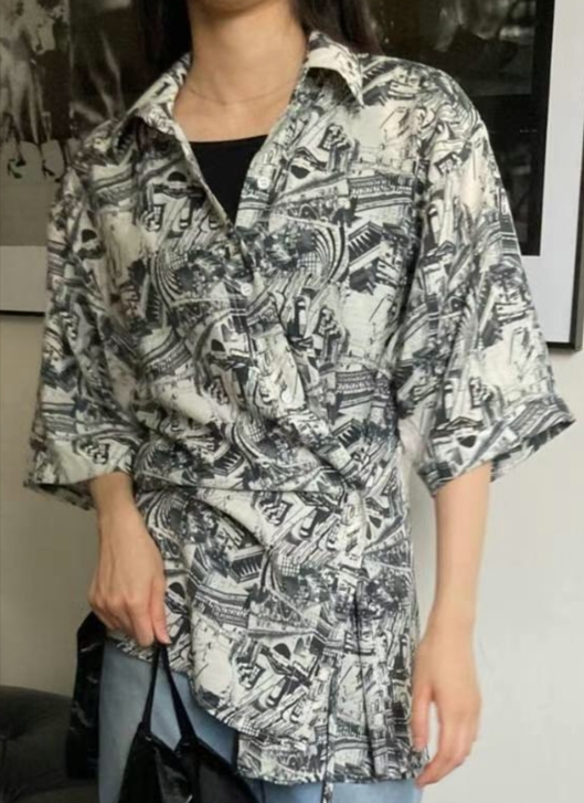 cocojnissi韓國直郵東大門實拍女裝新款時尚休閑襯衫蕾絲衫cocojnissi襯衫/蕾絲衫