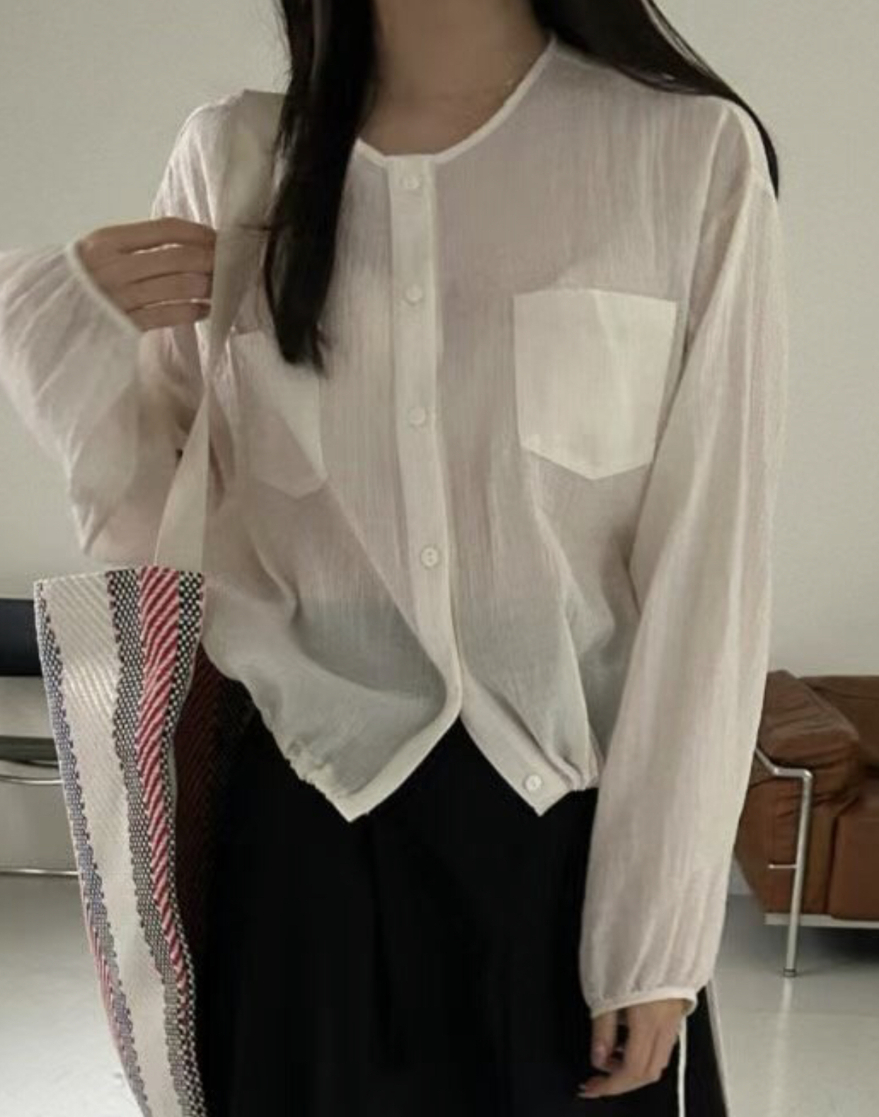 cocojnissi直郵韓國代購女裝新品24秋冬人氣真品襯衫蕾絲衫cocojnissi襯衫/蕾絲衫