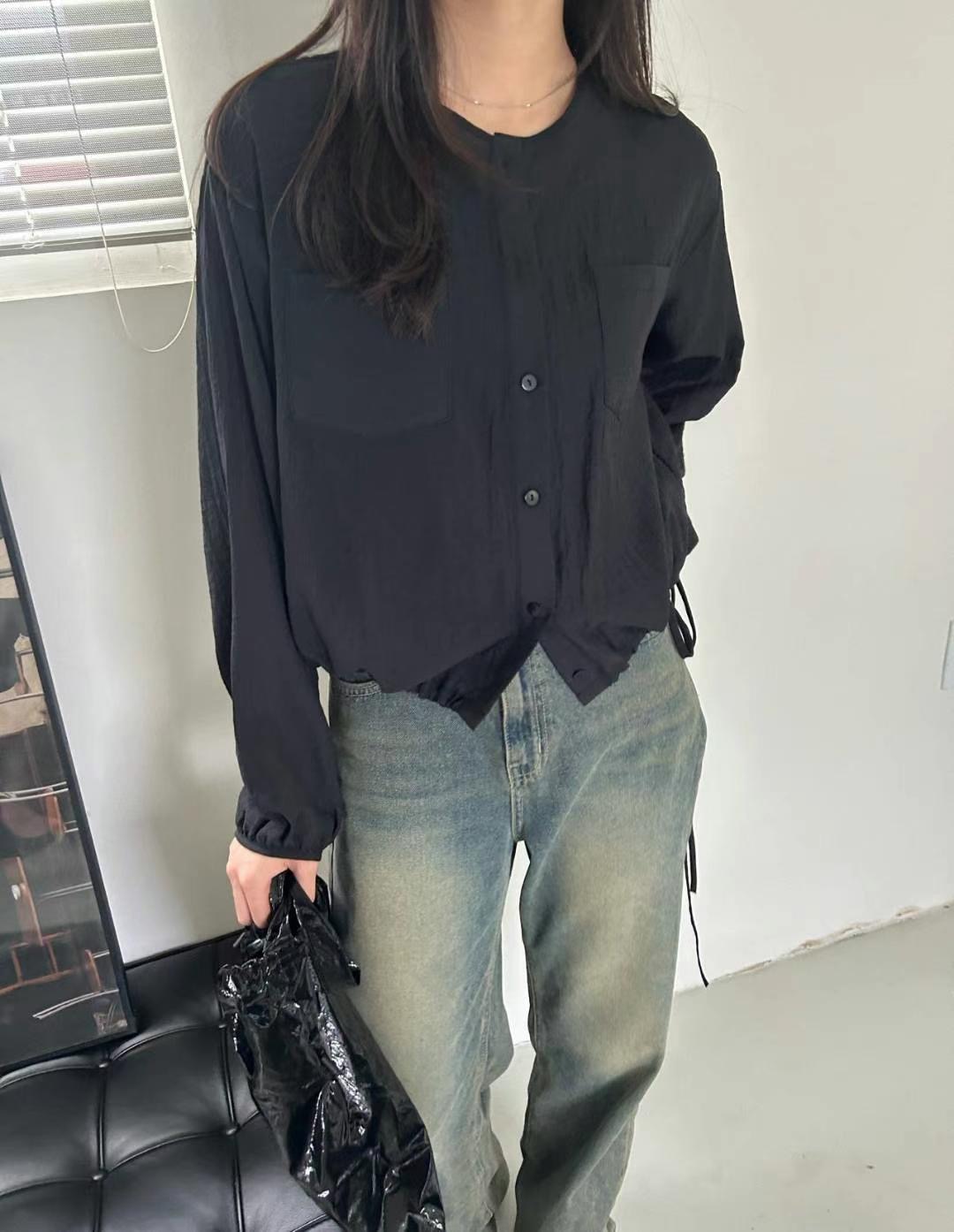 cocojnissi直郵韓國代購女裝新品24秋冬人氣真品襯衫蕾絲衫cocojnissi襯衫/蕾絲衫圖色3