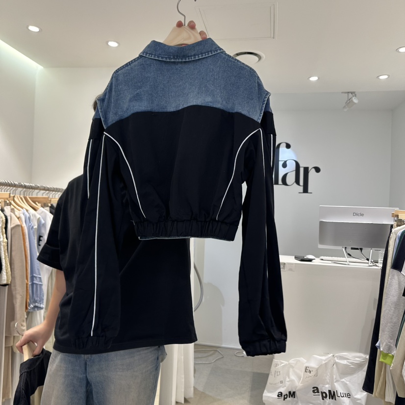 FAR韓國直郵東大門實拍女裝新款24秋冬人氣推薦時尚真品夾克X-MOOD夾克
