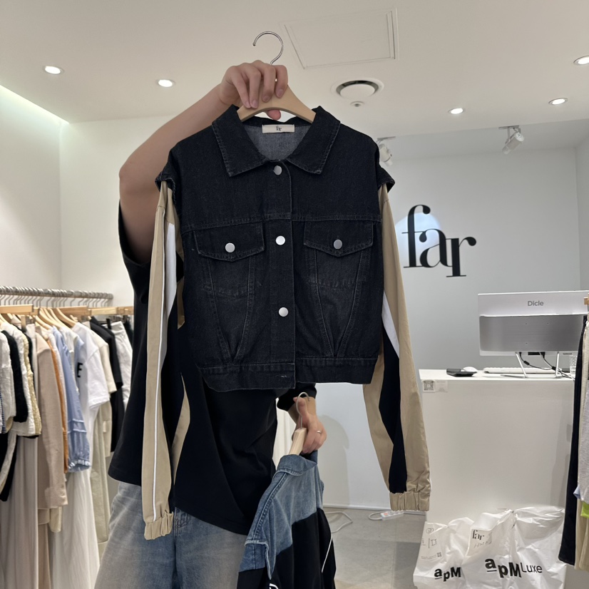 FAR韓國直郵東大門實拍女裝新款24秋冬人氣推薦時尚真品夾克X-MOOD夾克圖色2