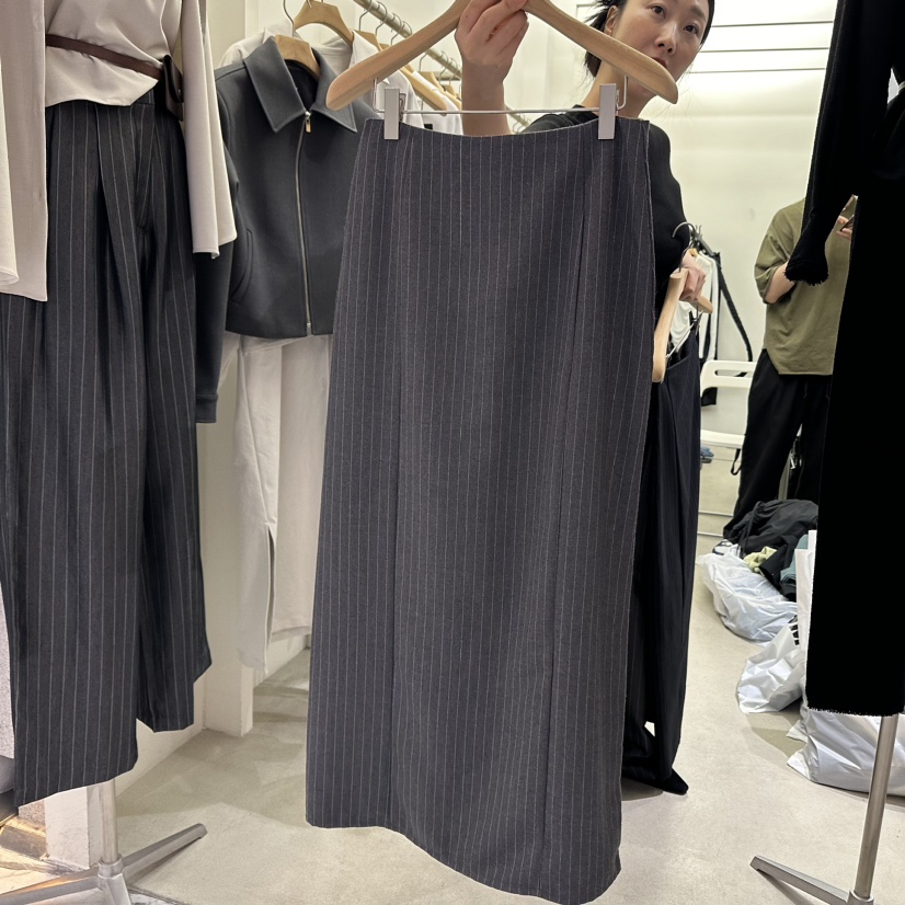 AMON韓國直郵東大門實拍女裝新品職業人氣休閑半身裙中短裙AMON半身裙/中短裙