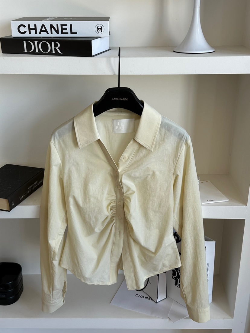 LARCENCICL韓國直郵女裝新品人氣休閑真品熱賣24秋冬襯衫蕾絲衫BESo_LARCENCICL襯衫/蕾絲衫圖色1