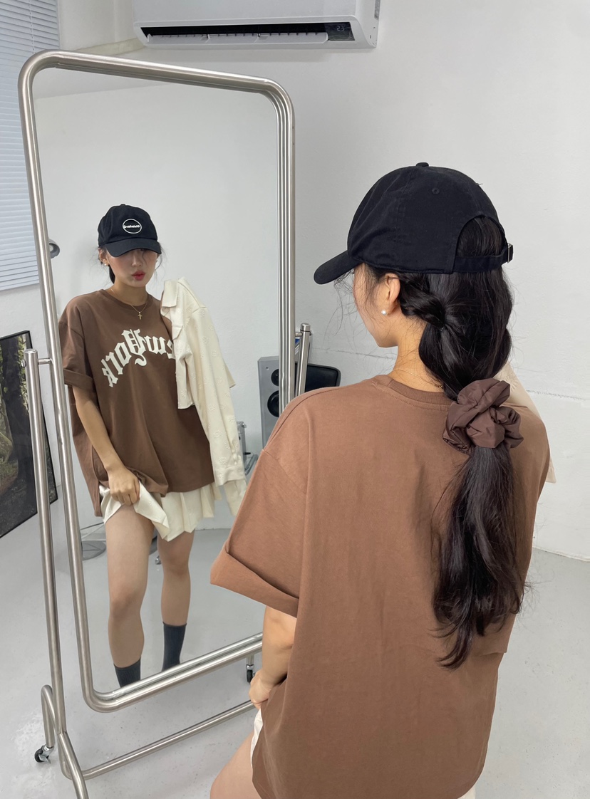 AVEC-OT韓國直郵東大門代購女裝新款職業休閑真品熱賣24秋冬T恤EIGHTGLOWT恤