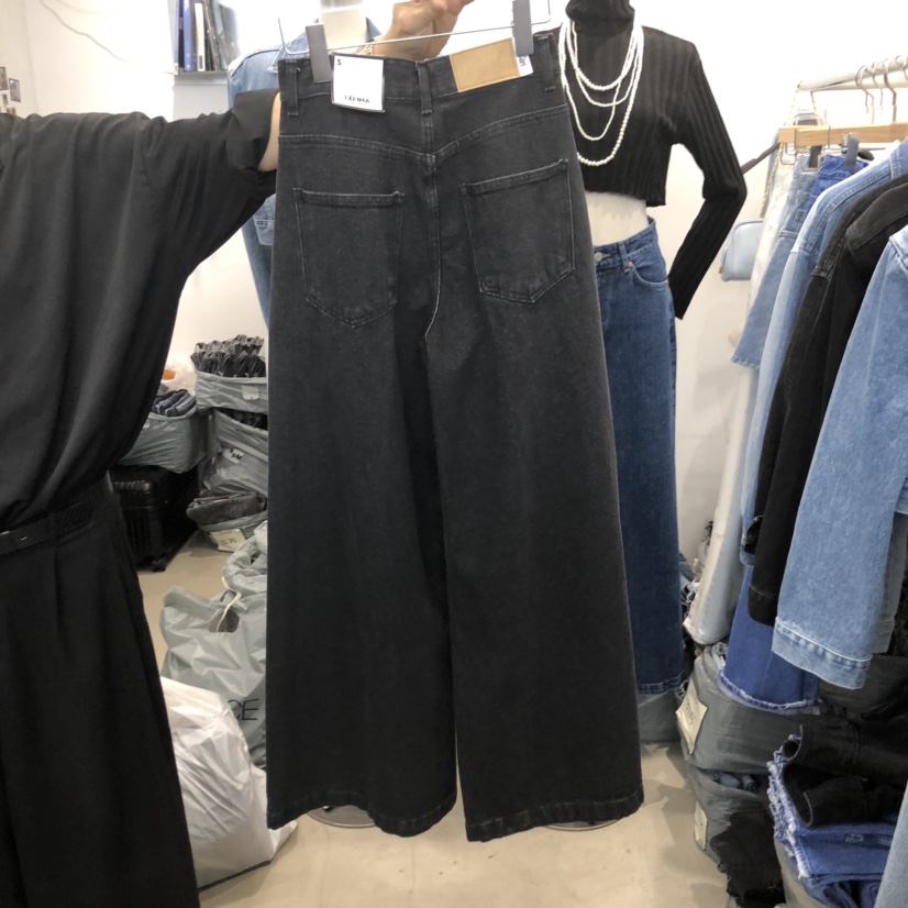 LEHNA直郵韓國代購女裝新品24秋冬推薦熱賣人氣時尚牛仔褲LEHNA牛仔褲