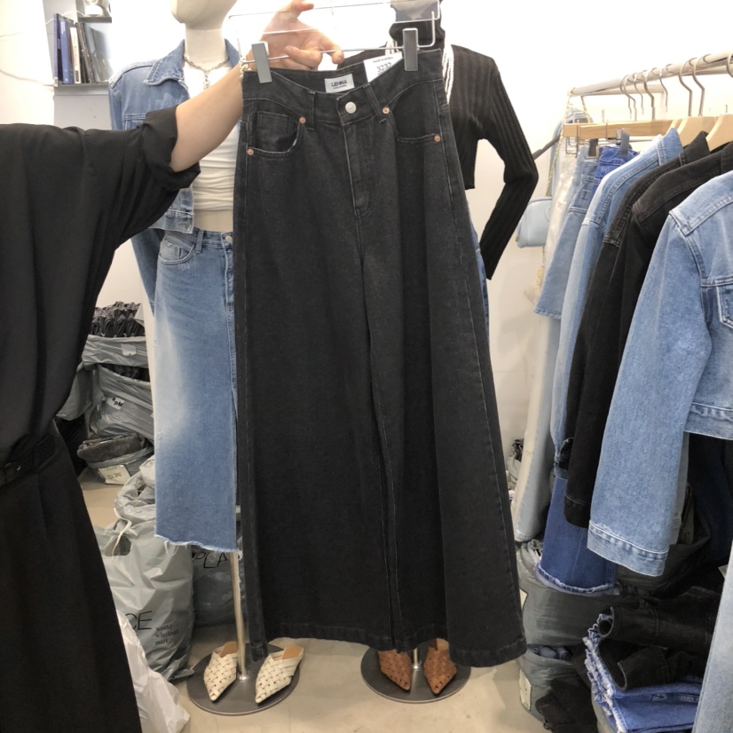 LEHNA直郵韓國代購女裝新品24秋冬推薦熱賣人氣時尚牛仔褲LEHNA牛仔褲圖色1
