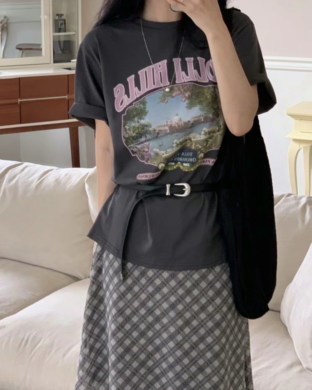 CALLMYNAME韓國直郵女裝新品人氣真品休閑時尚24秋冬熱賣T恤Call my nameT恤