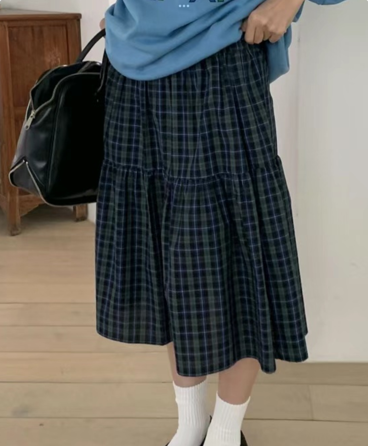 HOPPER韓國直郵女裝新品職業推薦真品人氣休閑半身裙中短裙HOPPER/LAY OVER半身裙/中短裙