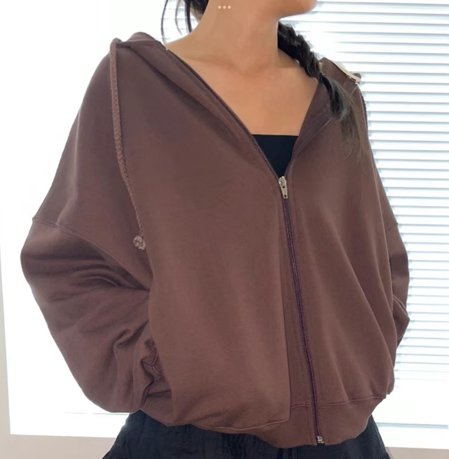 HOPPER直郵韓國代購女裝新款休閑真品24秋冬人氣推薦衛衣HOPPER/LAY OVER衛衣圖色2