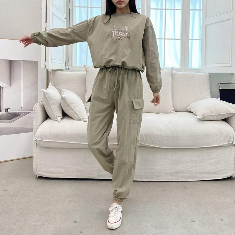 DKS08韓國直郵東大門實拍女裝新款人氣職業休閑時尚推薦衛衣DKS08衛衣