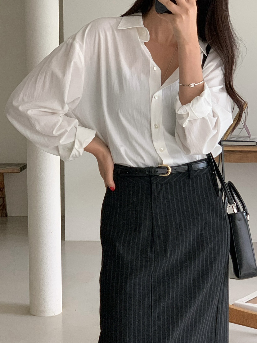 SORBET韓國直郵東大門代購女裝新品真品人氣熱賣襯衫蕾絲衫SORBET/flat white襯衫/蕾絲衫