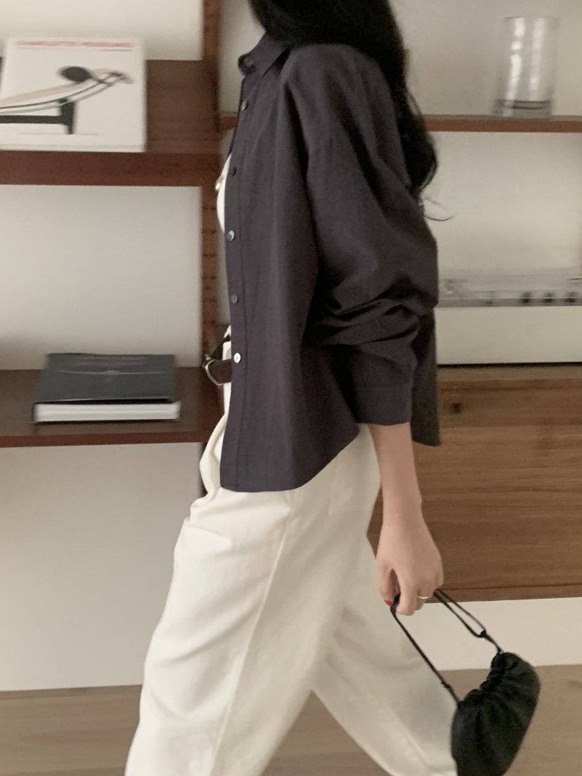 SORBET韓國直郵東大門代購女裝新品真品人氣熱賣襯衫蕾絲衫SORBET/flat white襯衫/蕾絲衫