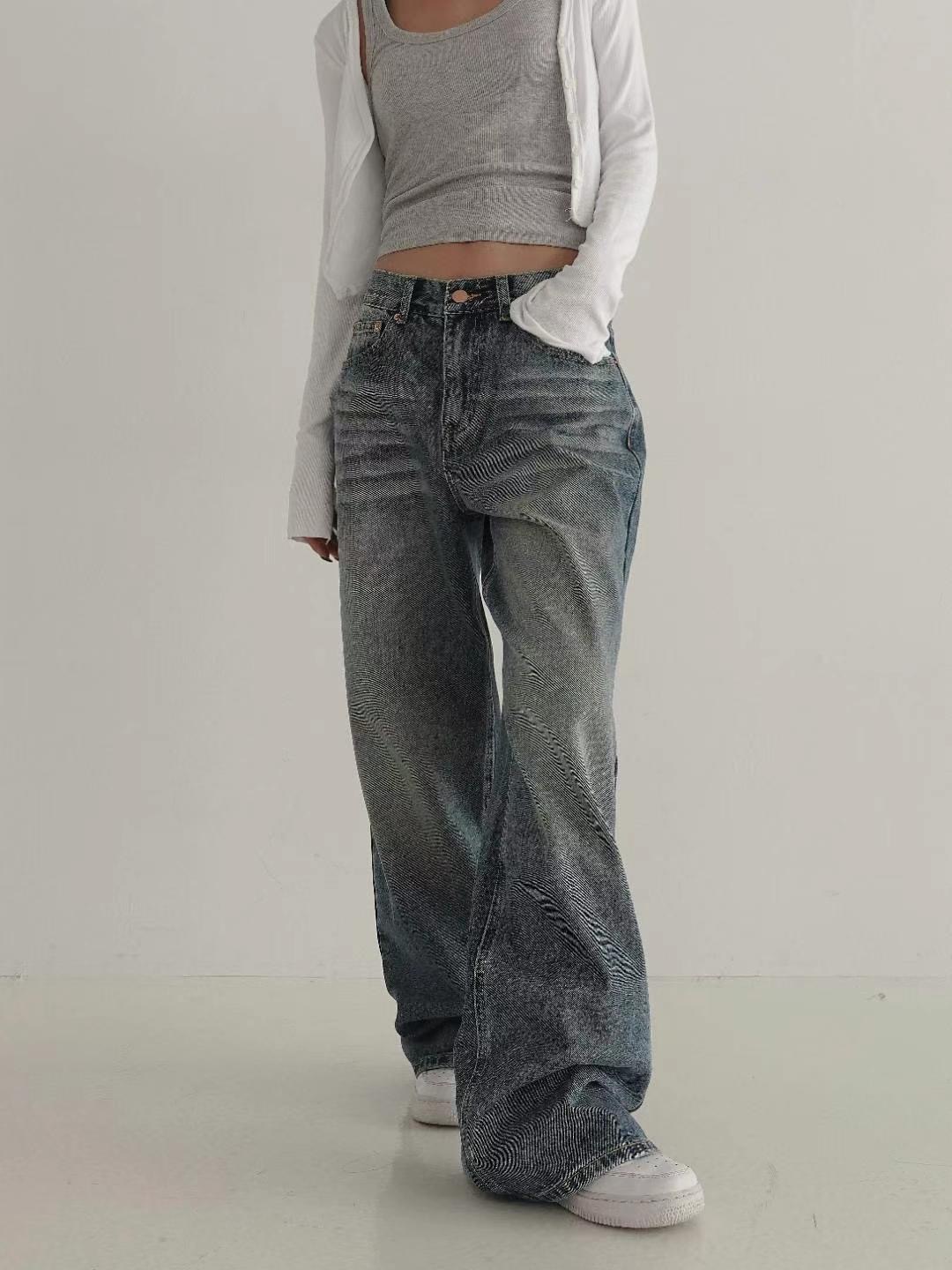 PUBLIC&amp;CO GIRL韓國直郵東大門代購女裝新款熱賣牛仔褲PUBLIC&amp;CO GIRL牛仔褲