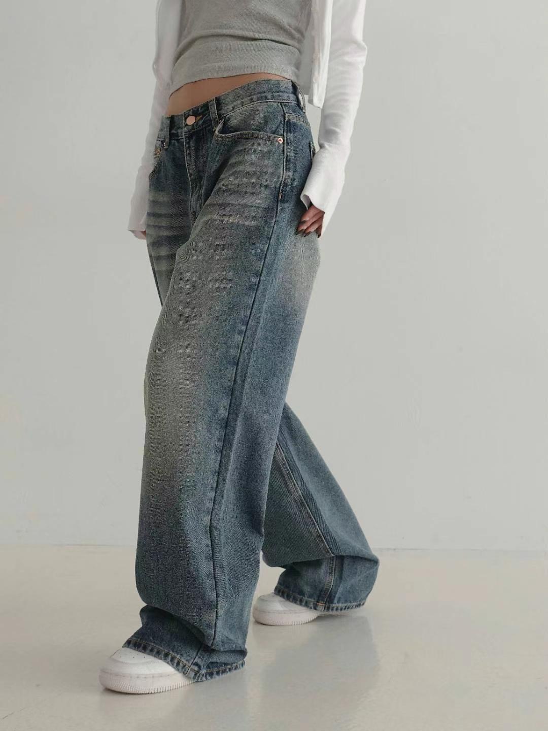 PUBLIC&amp;CO GIRL韓國直郵東大門代購女裝新款熱賣牛仔褲PUBLIC&amp;CO GIRL牛仔褲