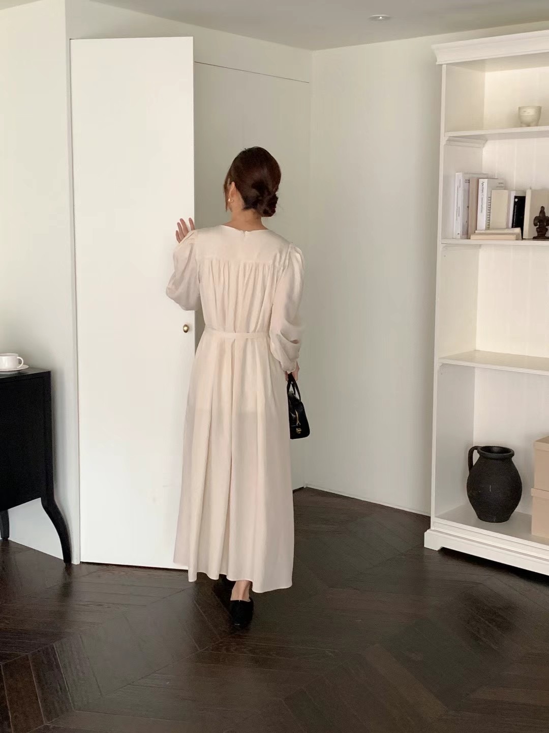RENOUVEAU韓國直郵東大門實拍女裝新品真品熱賣職業推薦連衣裙RENOUVEAU連衣裙