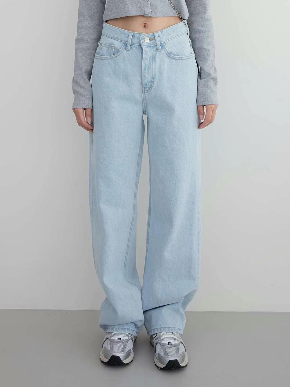 PUBLIC&amp;CO GIRL韓國直郵東大門實拍女裝新品24秋冬牛仔褲PUBLIC&amp;CO GIRL牛仔褲圖色1