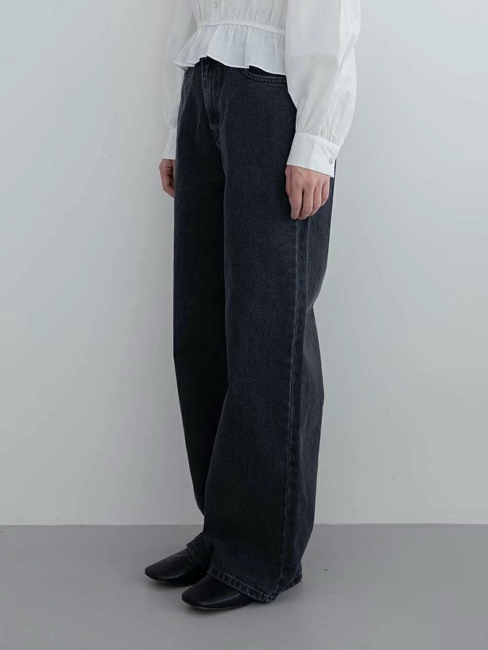 PUBLIC&amp;CO GIRL韓國直郵東大門實拍女裝新品24秋冬牛仔褲PUBLIC&amp;CO GIRL牛仔褲圖色2