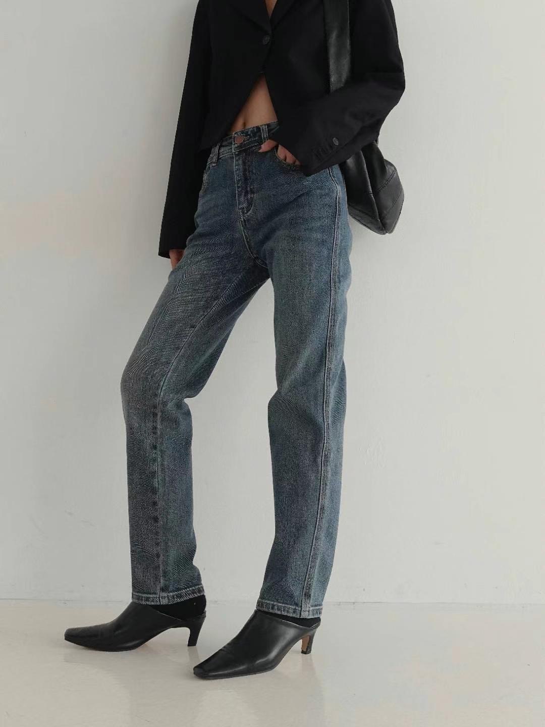 PUBLIC&amp;CO GIRL直郵韓國代購女裝新品人氣職業牛仔褲PUBLIC&amp;CO GIRL牛仔褲