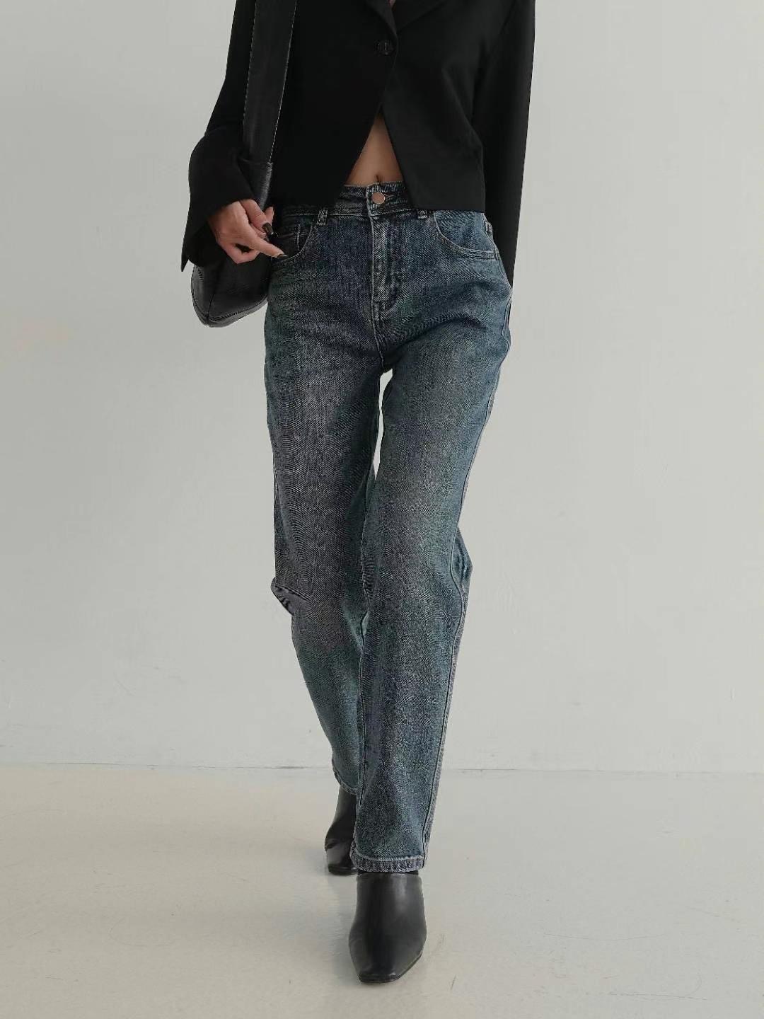 PUBLIC&amp;CO GIRL直郵韓國代購女裝新品人氣職業牛仔褲PUBLIC&amp;CO GIRL牛仔褲