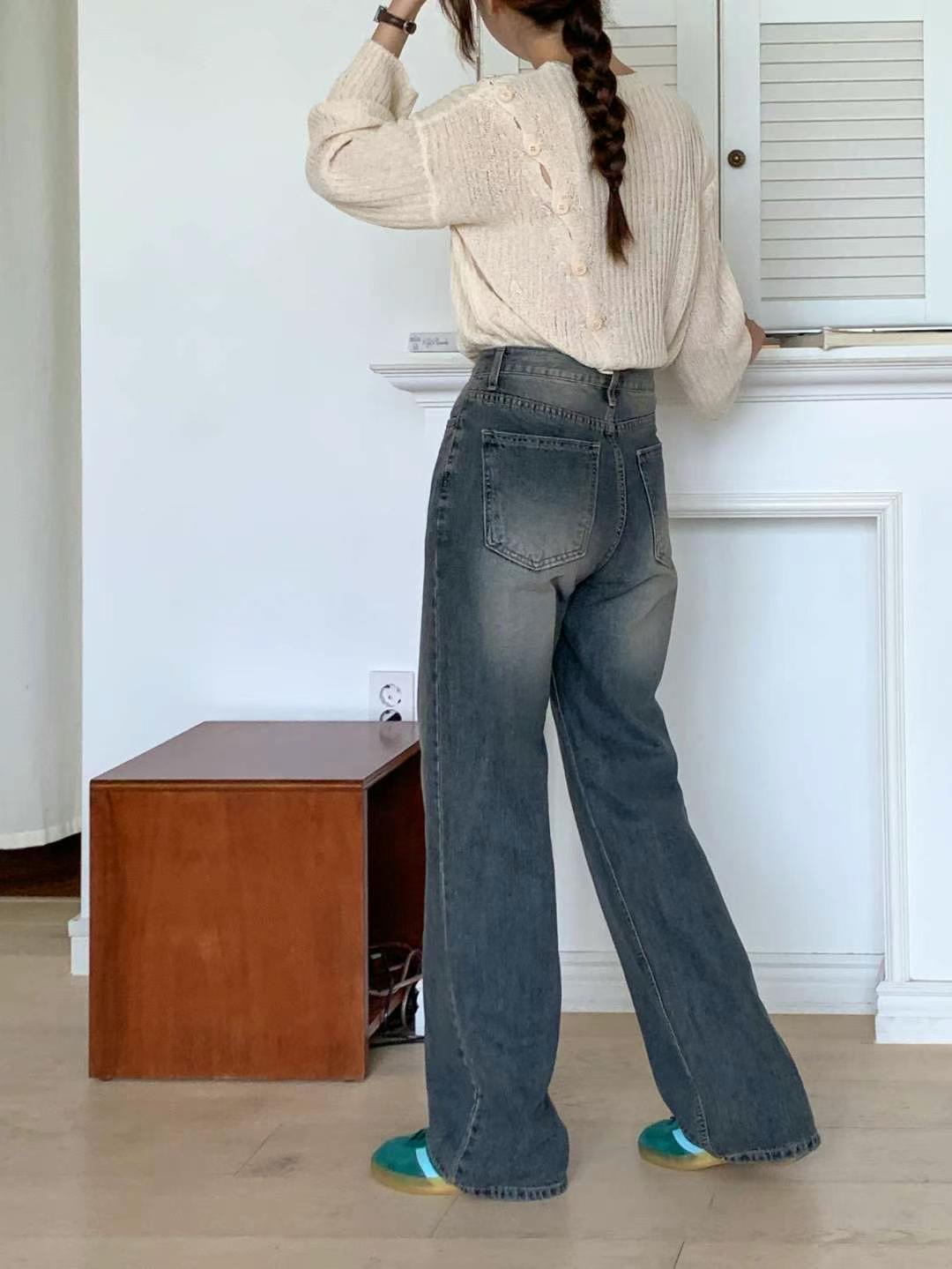 PUBLIC&amp;CO GIRL韓國直郵女裝新品職業推薦人氣牛仔褲PUBLIC&amp;CO GIRL牛仔褲