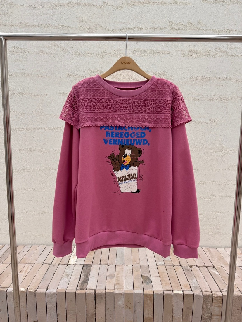 LOVABLE直郵韓國代購女裝新品24秋冬真品休閑人氣時尚衛衣LOVABLE衛衣圖色2