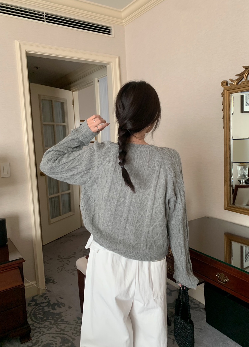MELLOUNGE直郵韓國代購女裝新品推薦真品職業熱賣人氣針織衫MELLOUNGE-T針織衫