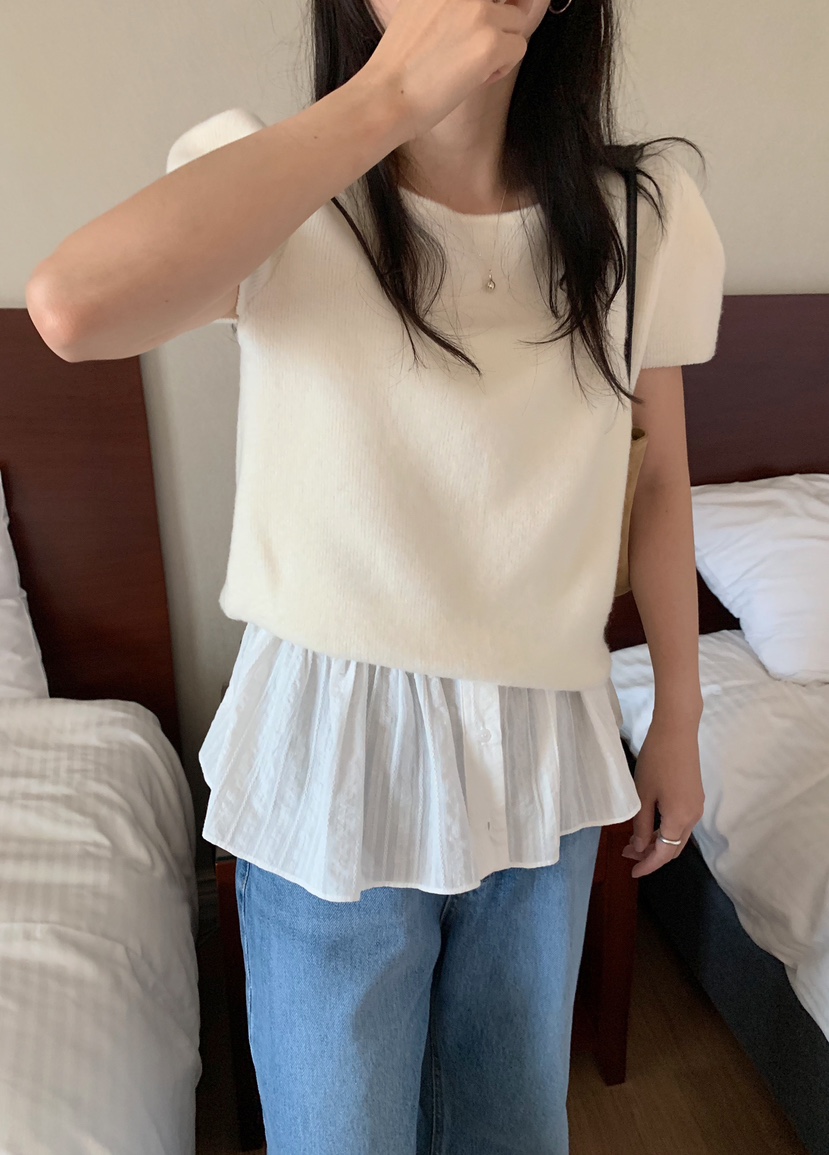 MELLOUNGE韓國直郵東大門實拍女裝新款職業休閑時尚真品T恤MELLOUNGE-TT恤