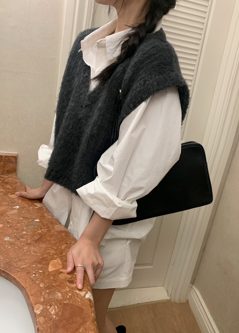 MELLOUNGE韓國直郵女裝新款推薦休閑人氣24秋冬時尚真品馬甲MELLOUNGE-T馬甲