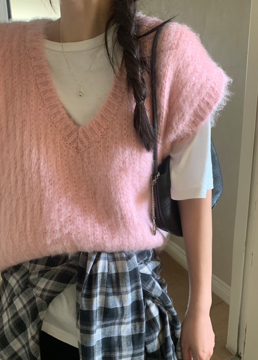 MELLOUNGE韓國直郵女裝新款推薦休閑人氣24秋冬時尚真品馬甲MELLOUNGE-T馬甲