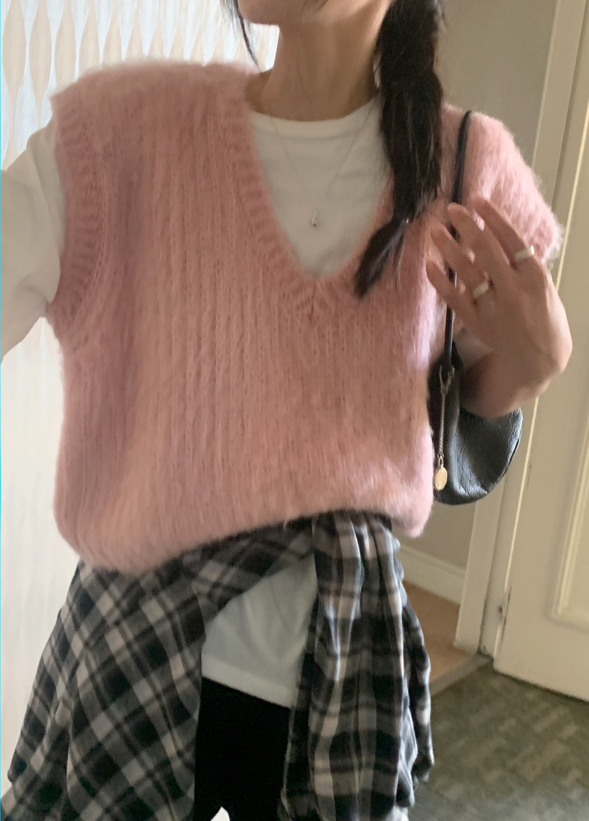 MELLOUNGE韓國直郵女裝新款推薦休閑人氣24秋冬時尚真品馬甲MELLOUNGE-T馬甲