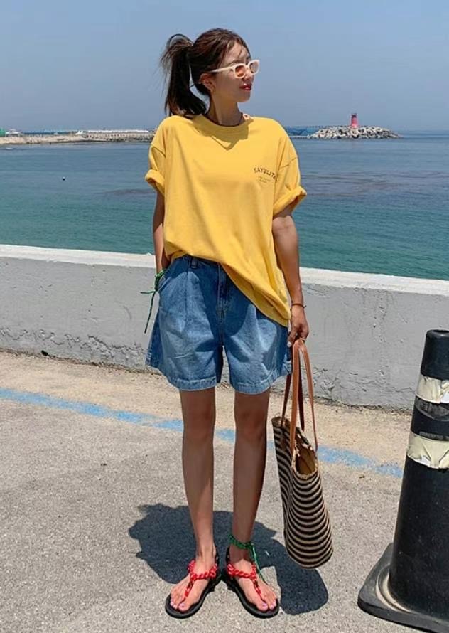 7STAR韓國直郵女裝新品24秋冬時尚熱賣推薦職業真品短褲7STAR短褲