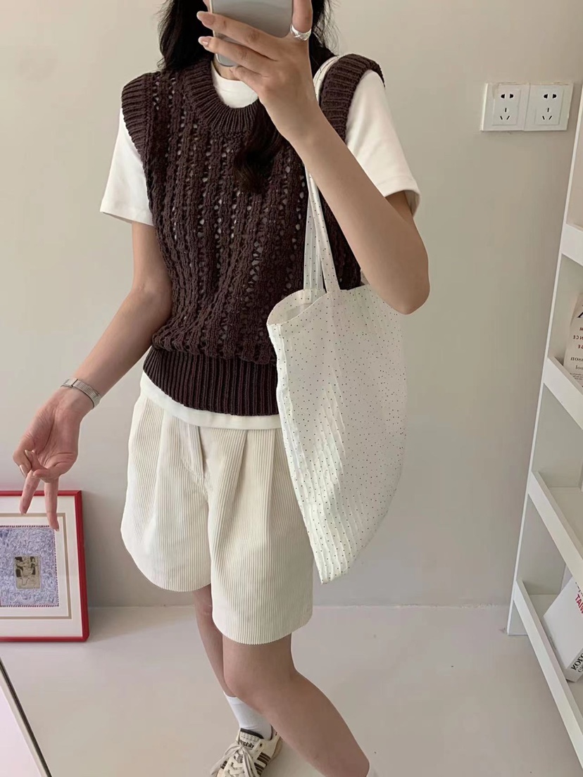 BONHEUR直郵韓國代購女裝新品時尚真品職業24秋冬吊帶背心透視BONHEUR-2件起吊帶/背心