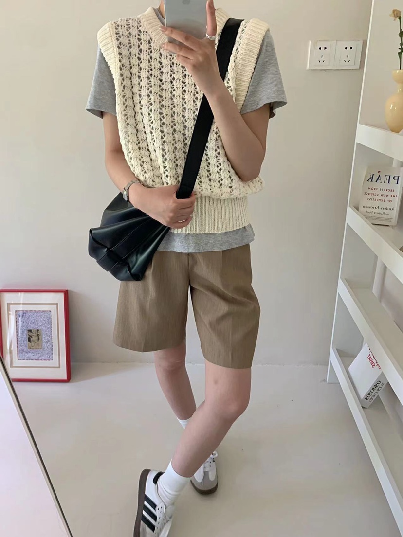 BONHEUR直郵韓國代購女裝新品時尚真品職業24秋冬吊帶背心透視BONHEUR-2件起吊帶/背心圖色3