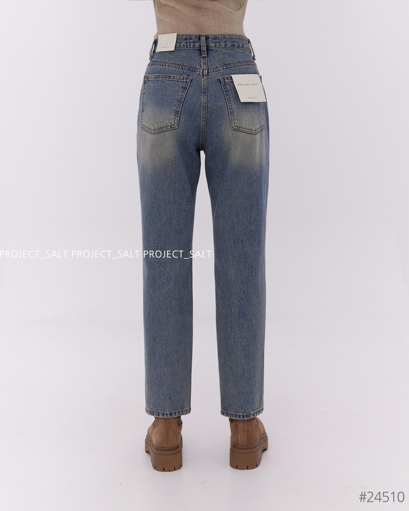 PROJECTSALT韓國直郵東大門實拍女裝新款人氣休閑真品牛仔褲PROJECTSALT牛仔褲