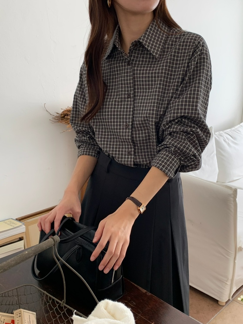 HOUSE OF/DE MERRY韓國直郵女裝新品休閑真品襯衫蕾絲衫HOUSE OF/DE MERRY襯衫/蕾絲衫