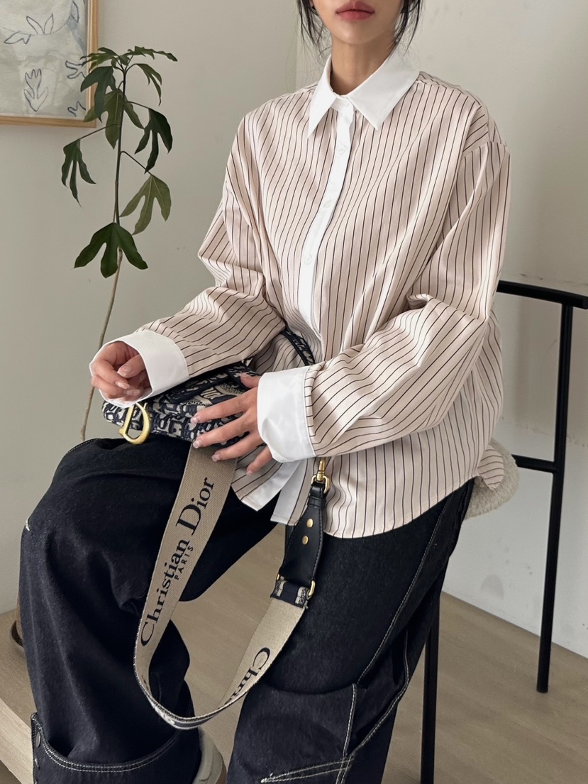 GLAM MOCHA韓國直郵東大門實拍女裝新品24秋冬襯衫蕾絲衫SIERRA襯衫/蕾絲衫