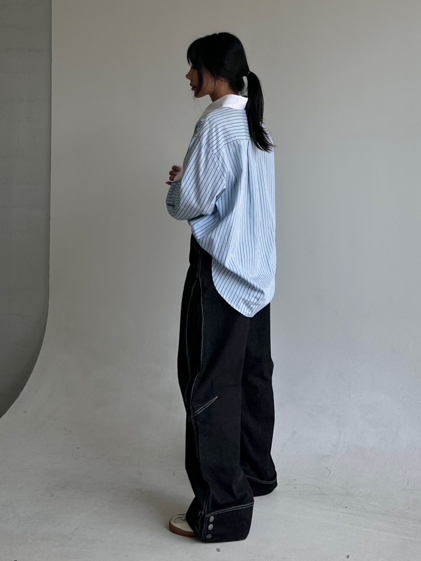 GLAM MOCHA韓國直郵東大門實拍女裝新品24秋冬襯衫蕾絲衫SIERRA襯衫/蕾絲衫