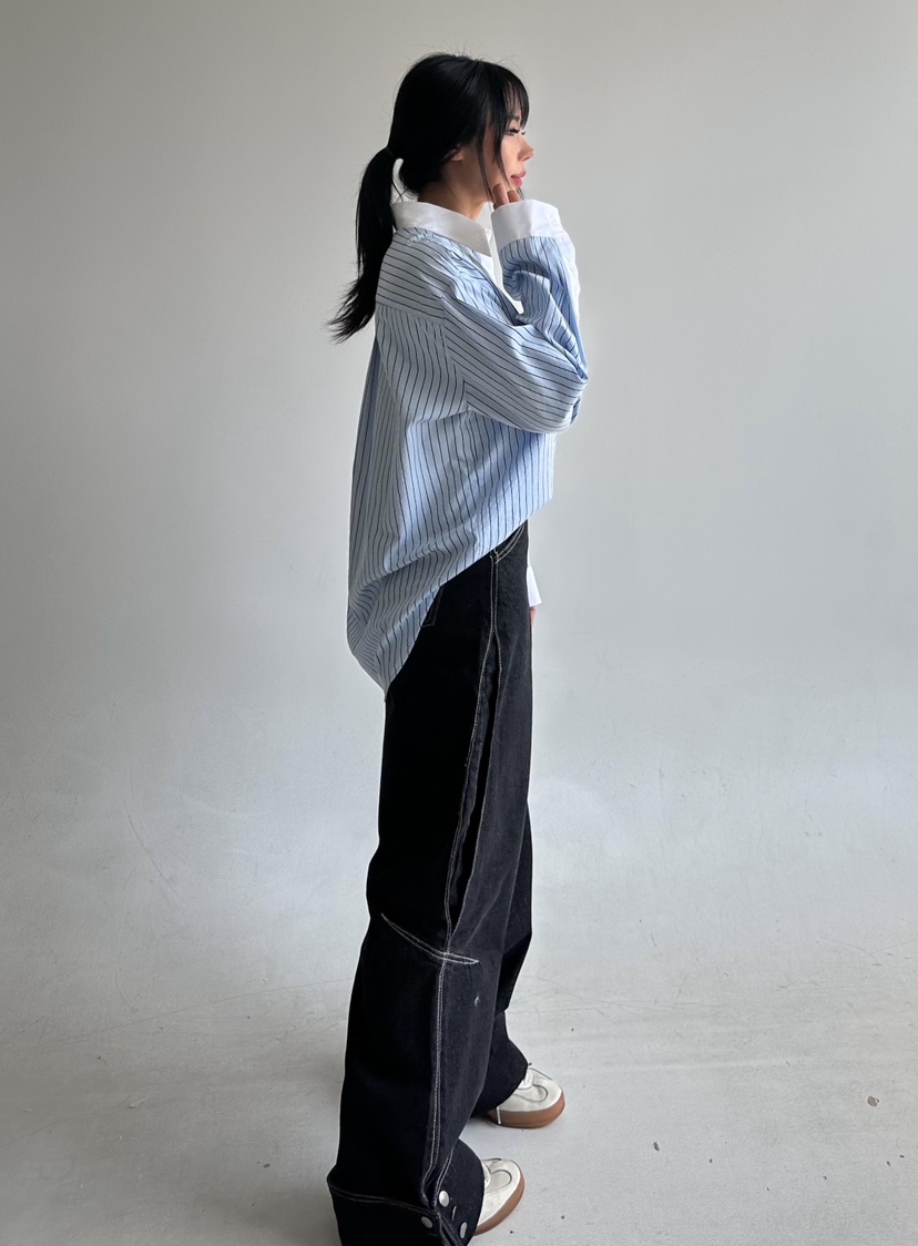 GLAM MOCHA韓國直郵東大門實拍女裝新品24秋冬襯衫蕾絲衫SIERRA襯衫/蕾絲衫