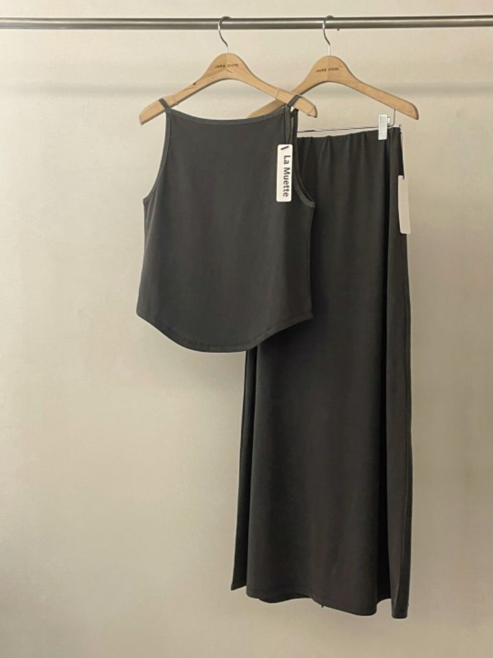 LA MUETTE/JAMIESTONE韓國直郵女裝新品人氣職業吊帶背心FLAT GARDEN/LA MUETTE/JAMIESTONE吊帶/背心