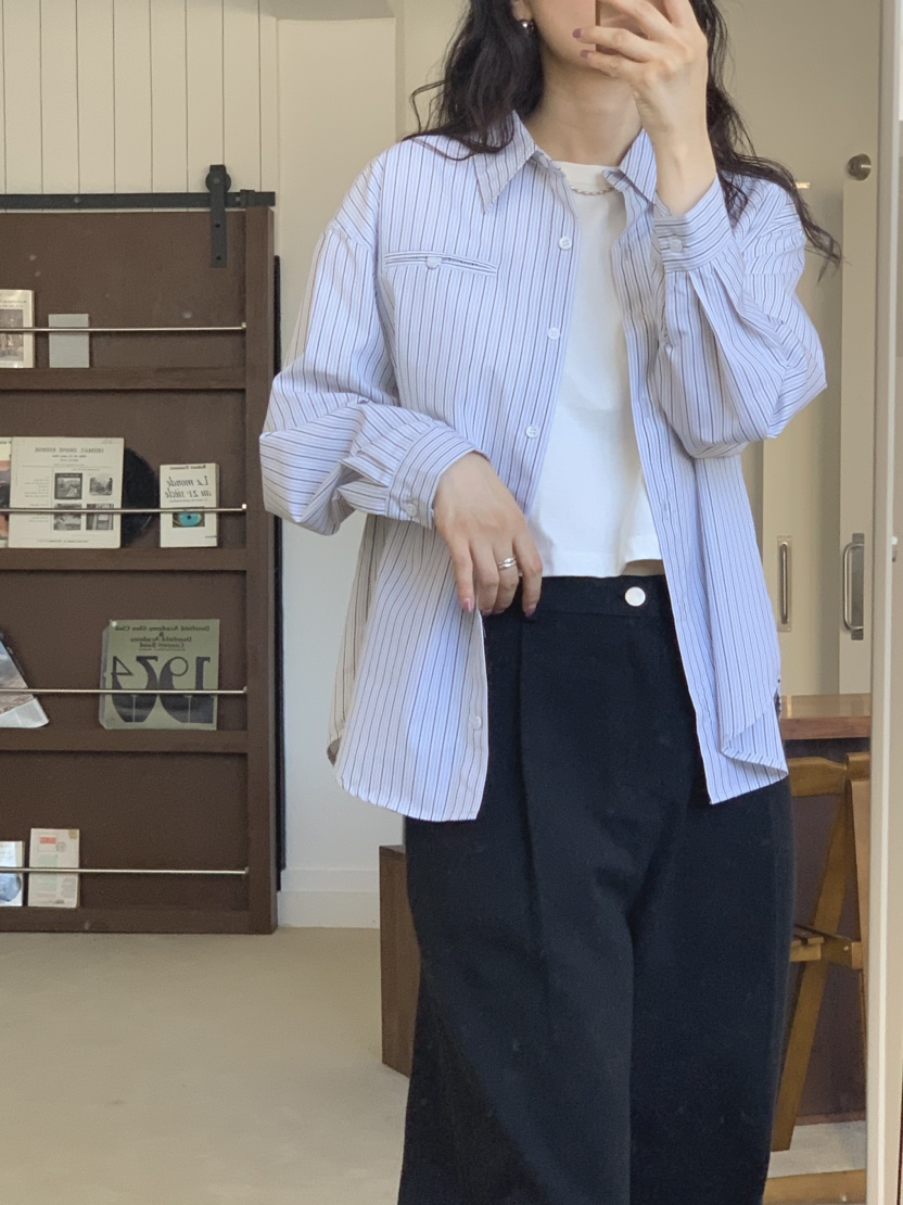 Sendtwo直郵韓國代購女裝新品時尚休閑24秋冬熱賣襯衫蕾絲衫SENDTWO襯衫/蕾絲衫